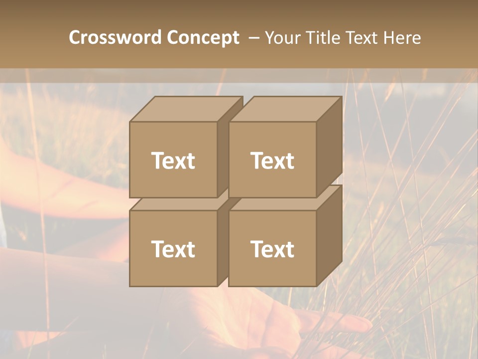 Grass Concentration Serene PowerPoint Template