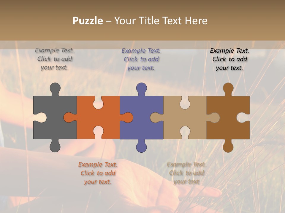 Grass Concentration Serene PowerPoint Template