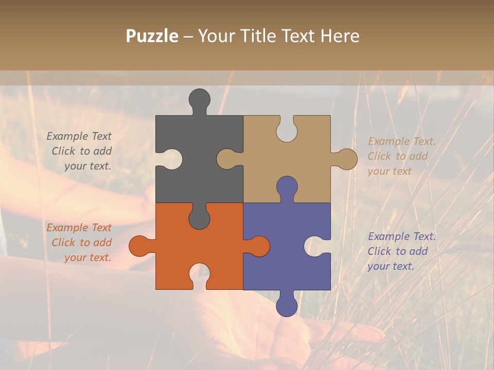 Grass Concentration Serene PowerPoint Template