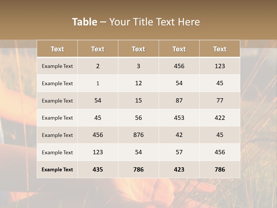 Grass Concentration Serene PowerPoint Template