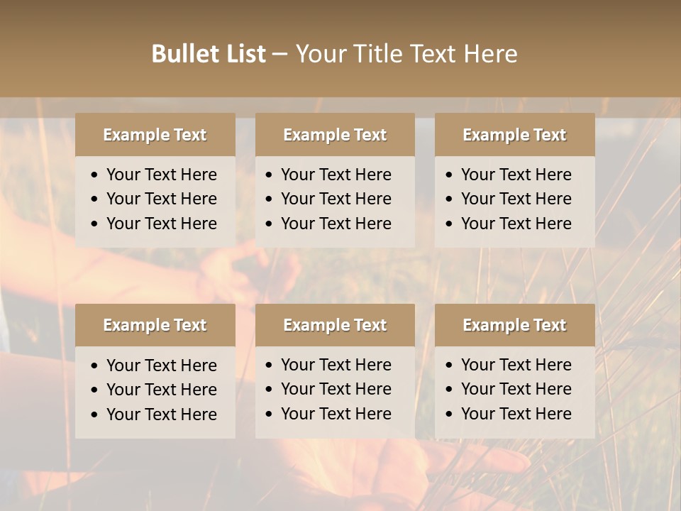 Grass Concentration Serene PowerPoint Template