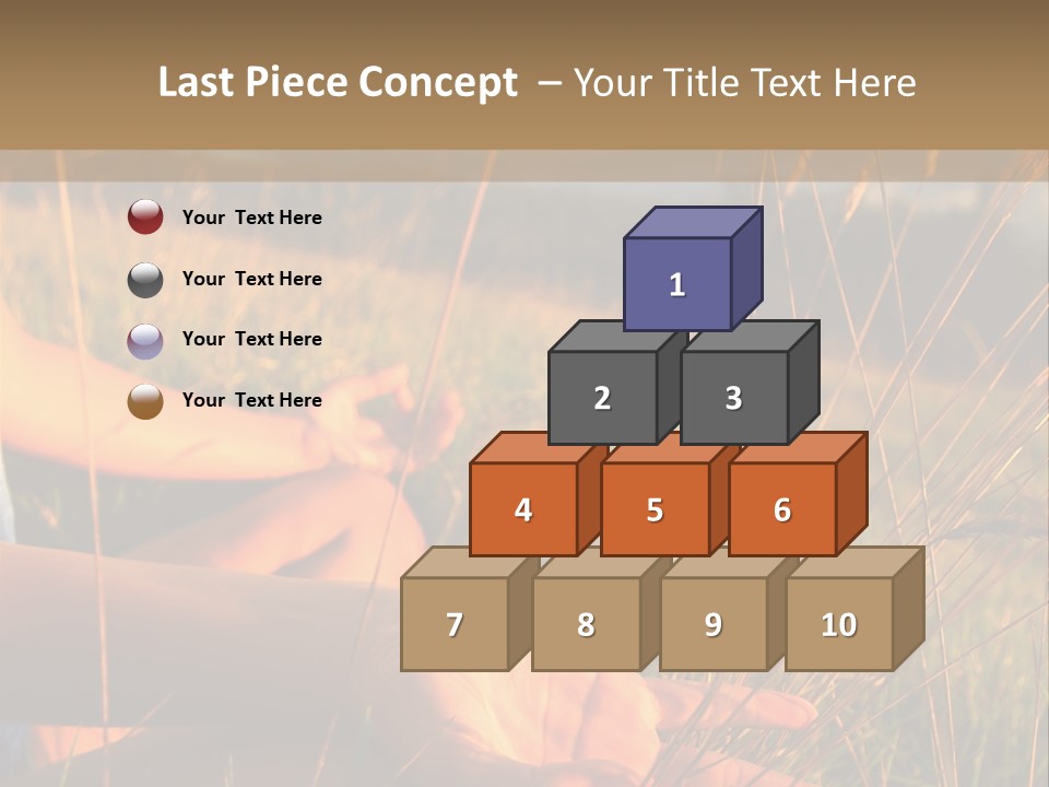Grass Concentration Serene PowerPoint Template