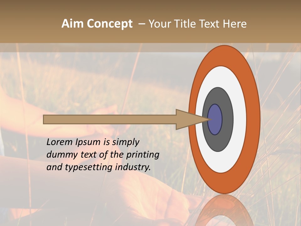 Grass Concentration Serene PowerPoint Template