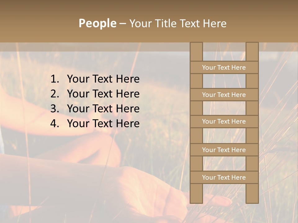 Grass Concentration Serene PowerPoint Template