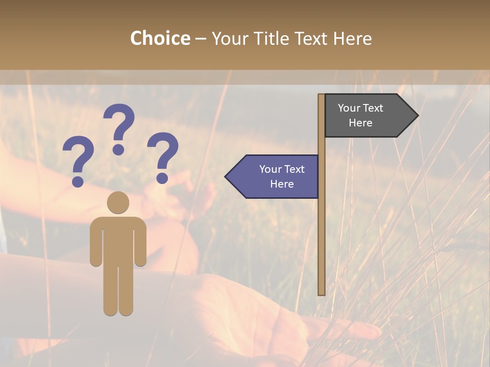 Grass Concentration Serene PowerPoint Template