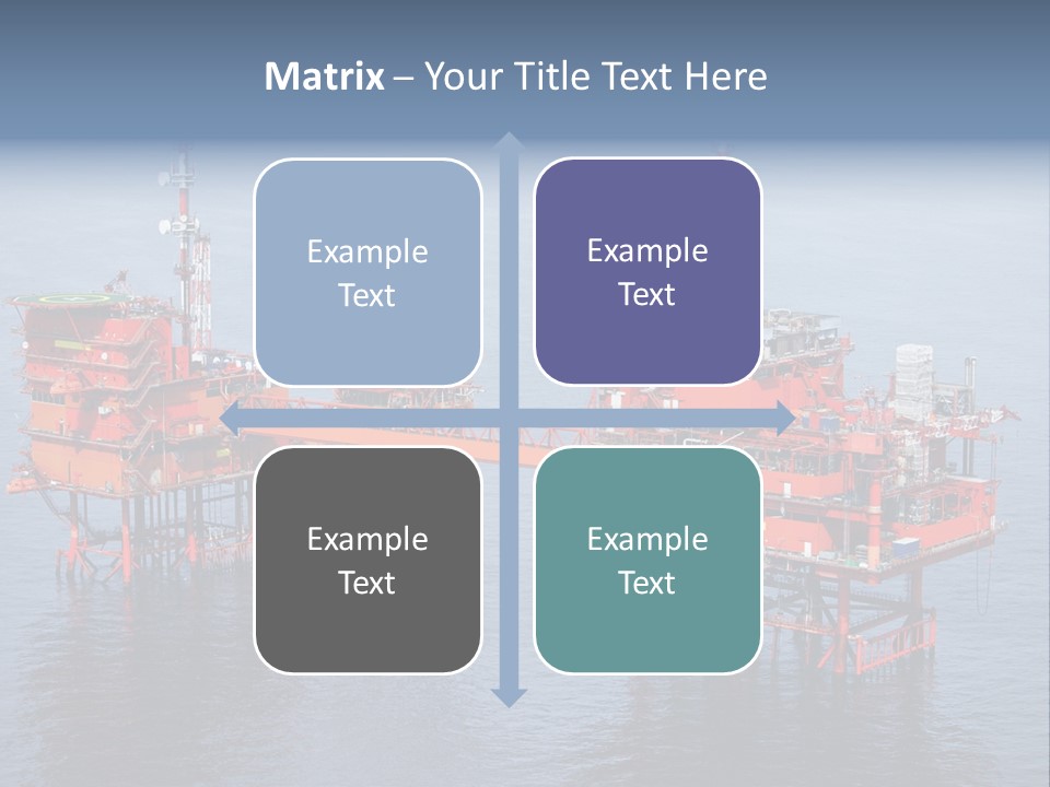 Oil Industry Petrochemical Industry Oil Refinery PowerPoint Template