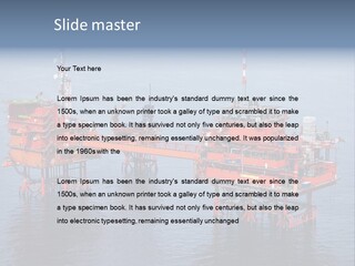 Oil Industry Petrochemical Industry Oil Refinery PowerPoint Template