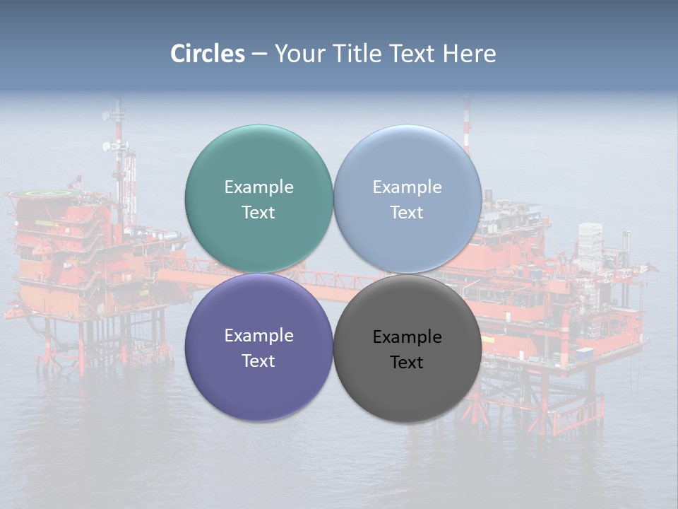 Oil Industry Petrochemical Industry Oil Refinery PowerPoint Template