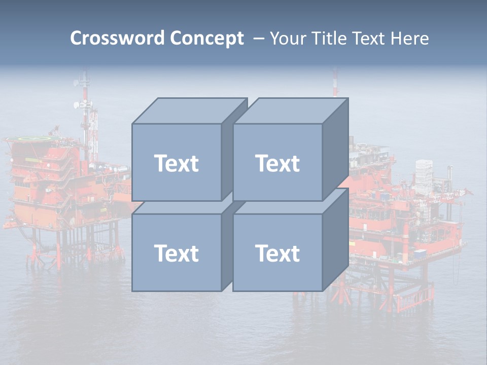 Oil Industry Petrochemical Industry Oil Refinery PowerPoint Template