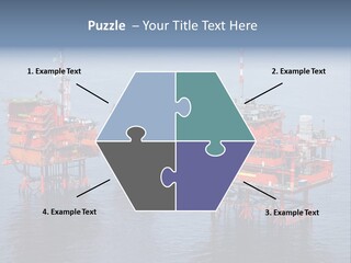 Oil Industry Petrochemical Industry Oil Refinery PowerPoint Template