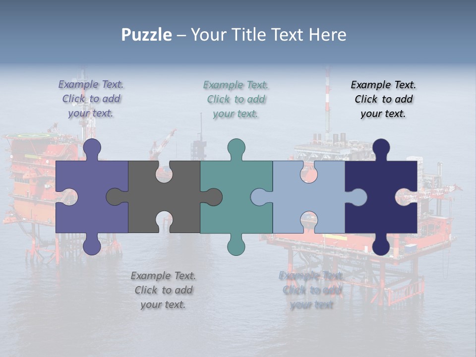 Oil Industry Petrochemical Industry Oil Refinery PowerPoint Template