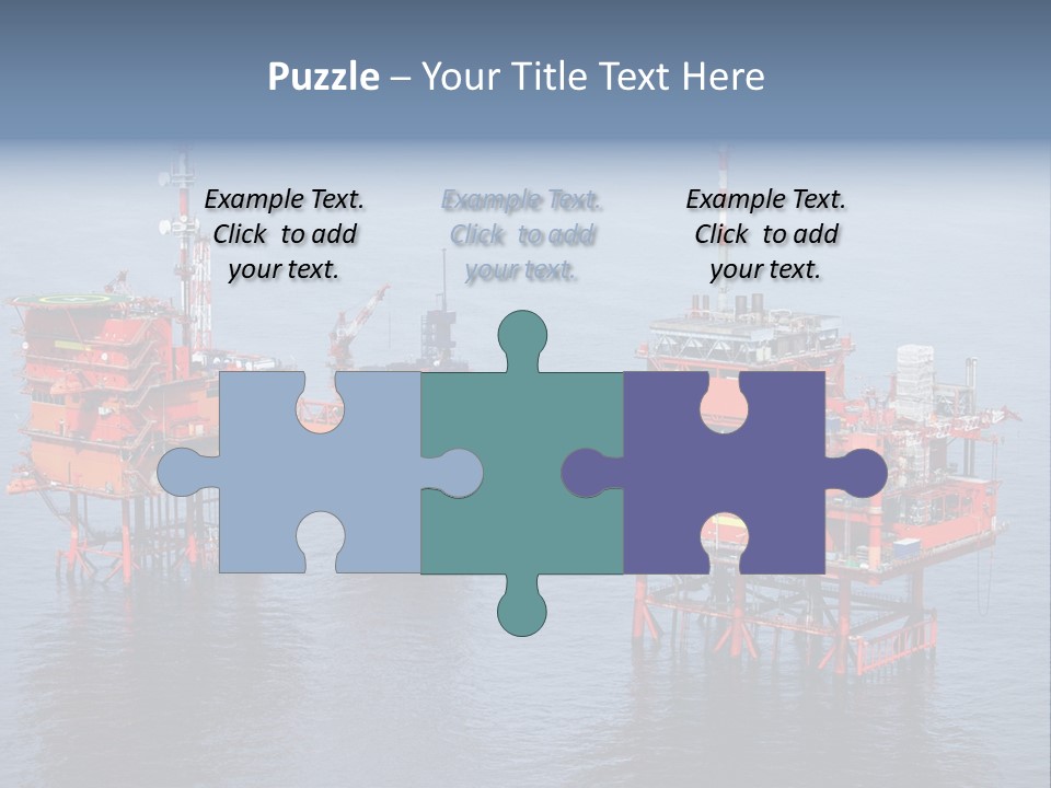 Oil Industry Petrochemical Industry Oil Refinery PowerPoint Template