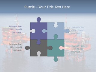 Oil Industry Petrochemical Industry Oil Refinery PowerPoint Template