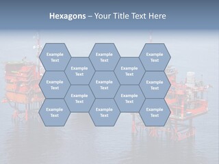 Oil Industry Petrochemical Industry Oil Refinery PowerPoint Template