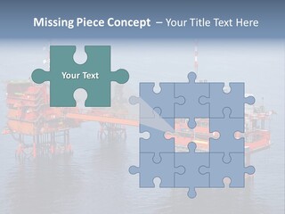 Oil Industry Petrochemical Industry Oil Refinery PowerPoint Template