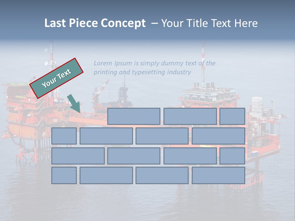 Oil Industry Petrochemical Industry Oil Refinery PowerPoint Template