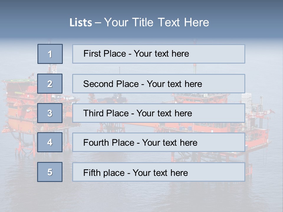 Oil Industry Petrochemical Industry Oil Refinery PowerPoint Template