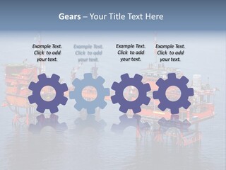 Oil Industry Petrochemical Industry Oil Refinery PowerPoint Template