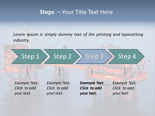 Oil Industry Petrochemical Industry Oil Refinery PowerPoint Template