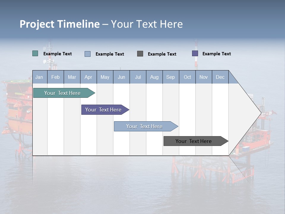 Oil Industry Petrochemical Industry Oil Refinery PowerPoint Template