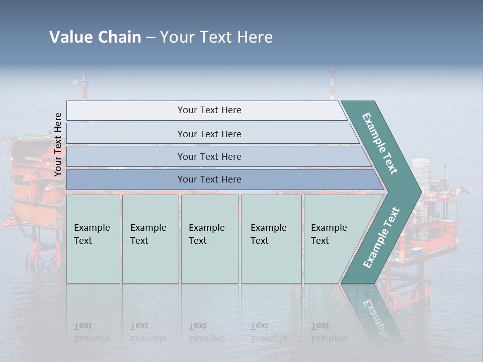 Oil Industry Petrochemical Industry Oil Refinery PowerPoint Template