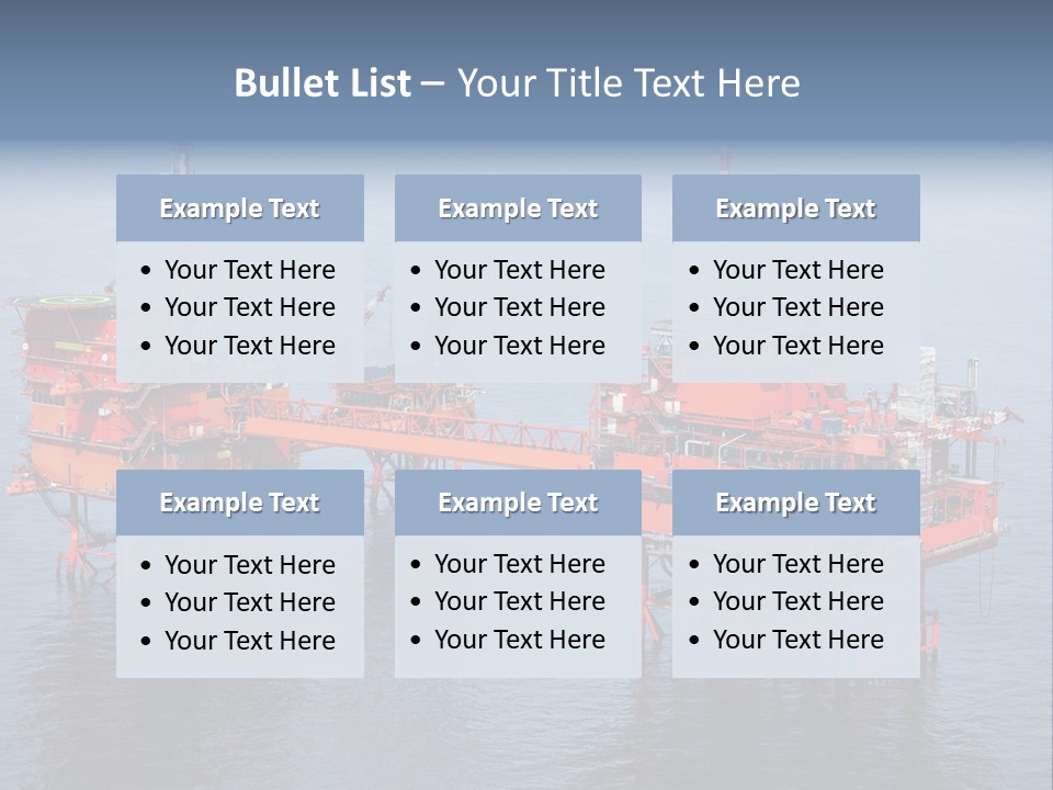 Oil Industry Petrochemical Industry Oil Refinery PowerPoint Template
