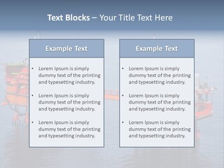 Oil Industry Petrochemical Industry Oil Refinery PowerPoint Template