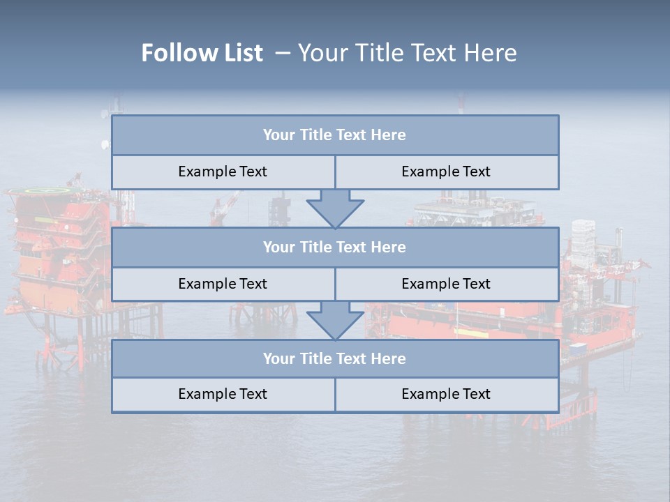 Oil Industry Petrochemical Industry Oil Refinery PowerPoint Template
