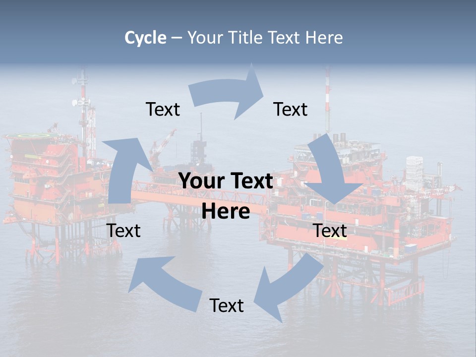 Oil Industry Petrochemical Industry Oil Refinery PowerPoint Template