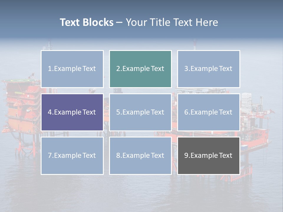 Oil Industry Petrochemical Industry Oil Refinery PowerPoint Template