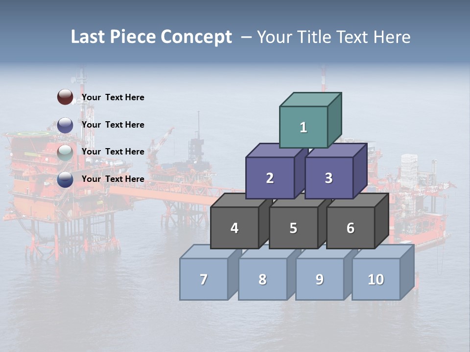 Oil Industry Petrochemical Industry Oil Refinery PowerPoint Template