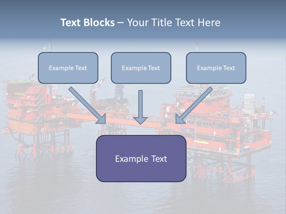 Oil Industry Petrochemical Industry Oil Refinery PowerPoint Template