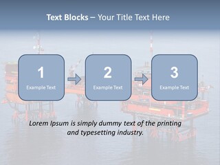 Oil Industry Petrochemical Industry Oil Refinery PowerPoint Template