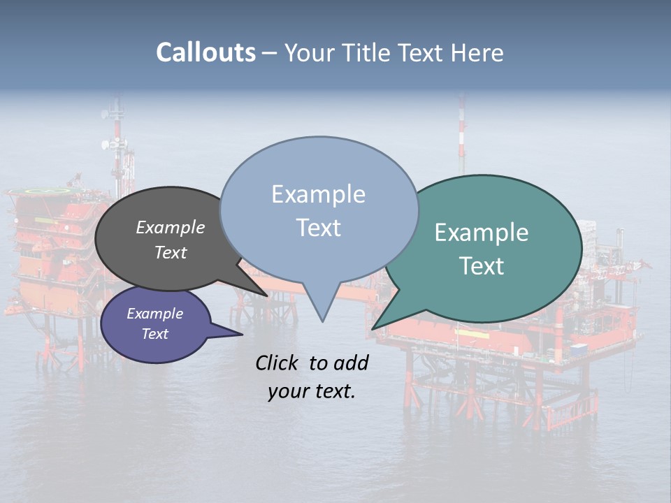 Oil Industry Petrochemical Industry Oil Refinery PowerPoint Template