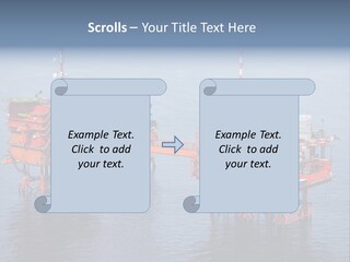 Oil Industry Petrochemical Industry Oil Refinery PowerPoint Template