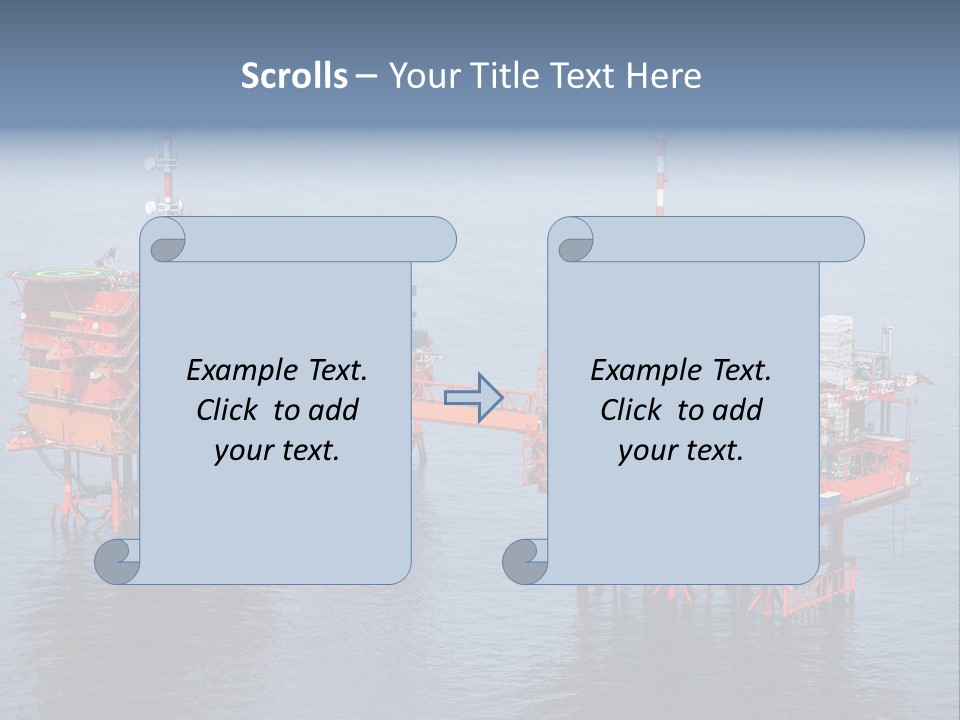 Oil Industry Petrochemical Industry Oil Refinery PowerPoint Template