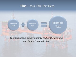 Oil Industry Petrochemical Industry Oil Refinery PowerPoint Template