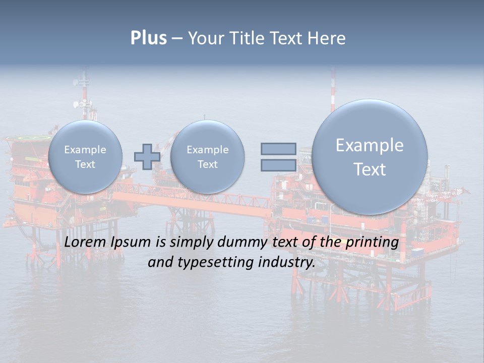 Oil Industry Petrochemical Industry Oil Refinery PowerPoint Template