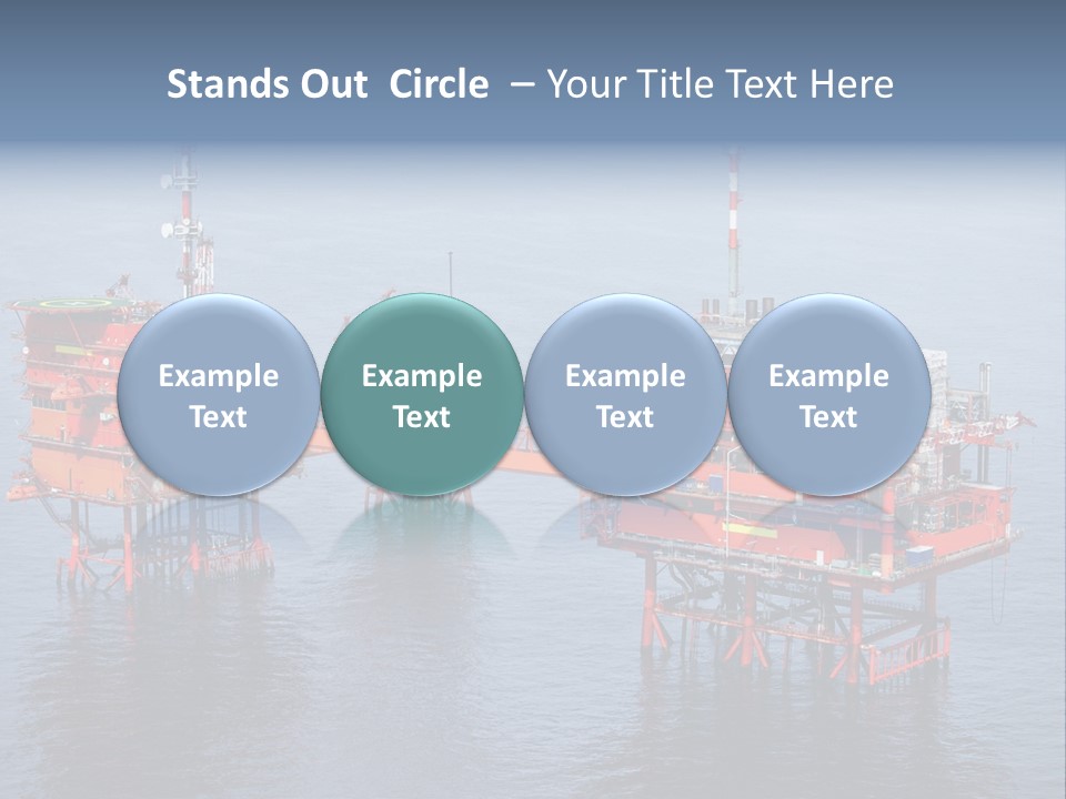 Oil Industry Petrochemical Industry Oil Refinery PowerPoint Template