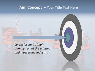 Oil Industry Petrochemical Industry Oil Refinery PowerPoint Template