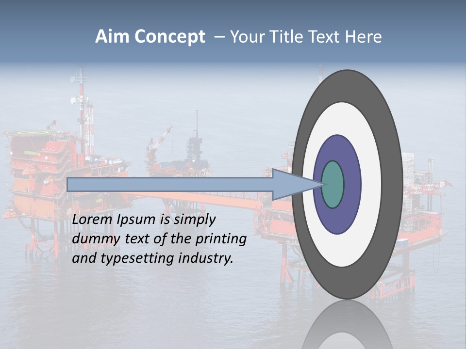 Oil Industry Petrochemical Industry Oil Refinery PowerPoint Template