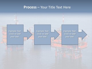 Oil Industry Petrochemical Industry Oil Refinery PowerPoint Template