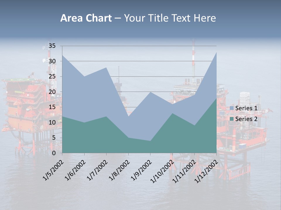Oil Industry Petrochemical Industry Oil Refinery PowerPoint Template