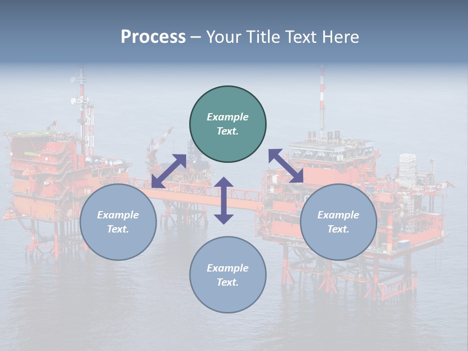 Oil Industry Petrochemical Industry Oil Refinery PowerPoint Template