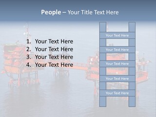 Oil Industry Petrochemical Industry Oil Refinery PowerPoint Template