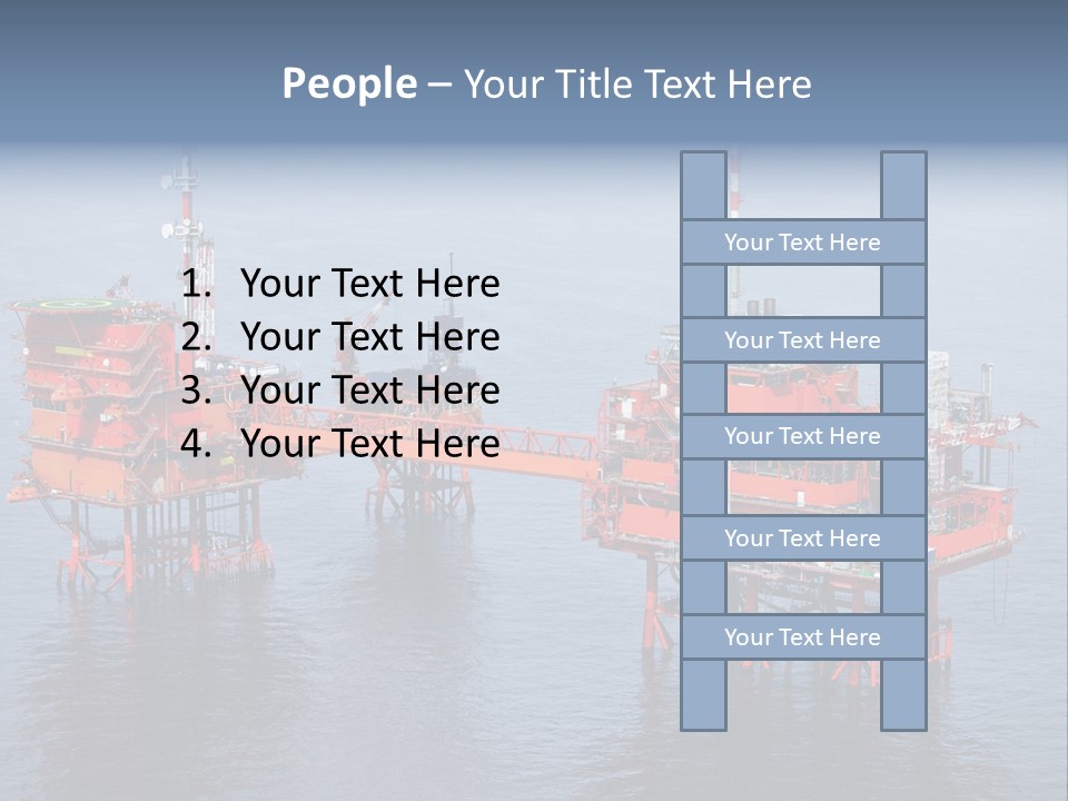 Oil Industry Petrochemical Industry Oil Refinery PowerPoint Template
