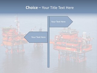Oil Industry Petrochemical Industry Oil Refinery PowerPoint Template
