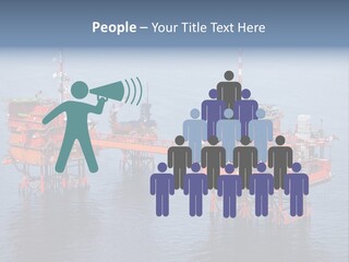 Oil Industry Petrochemical Industry Oil Refinery PowerPoint Template