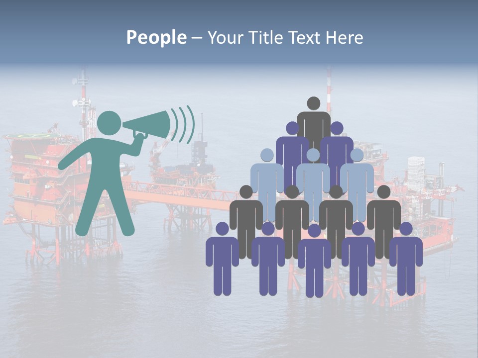 Oil Industry Petrochemical Industry Oil Refinery PowerPoint Template