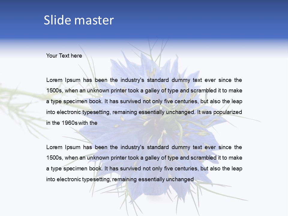 Caraway Flora Spice PowerPoint Template